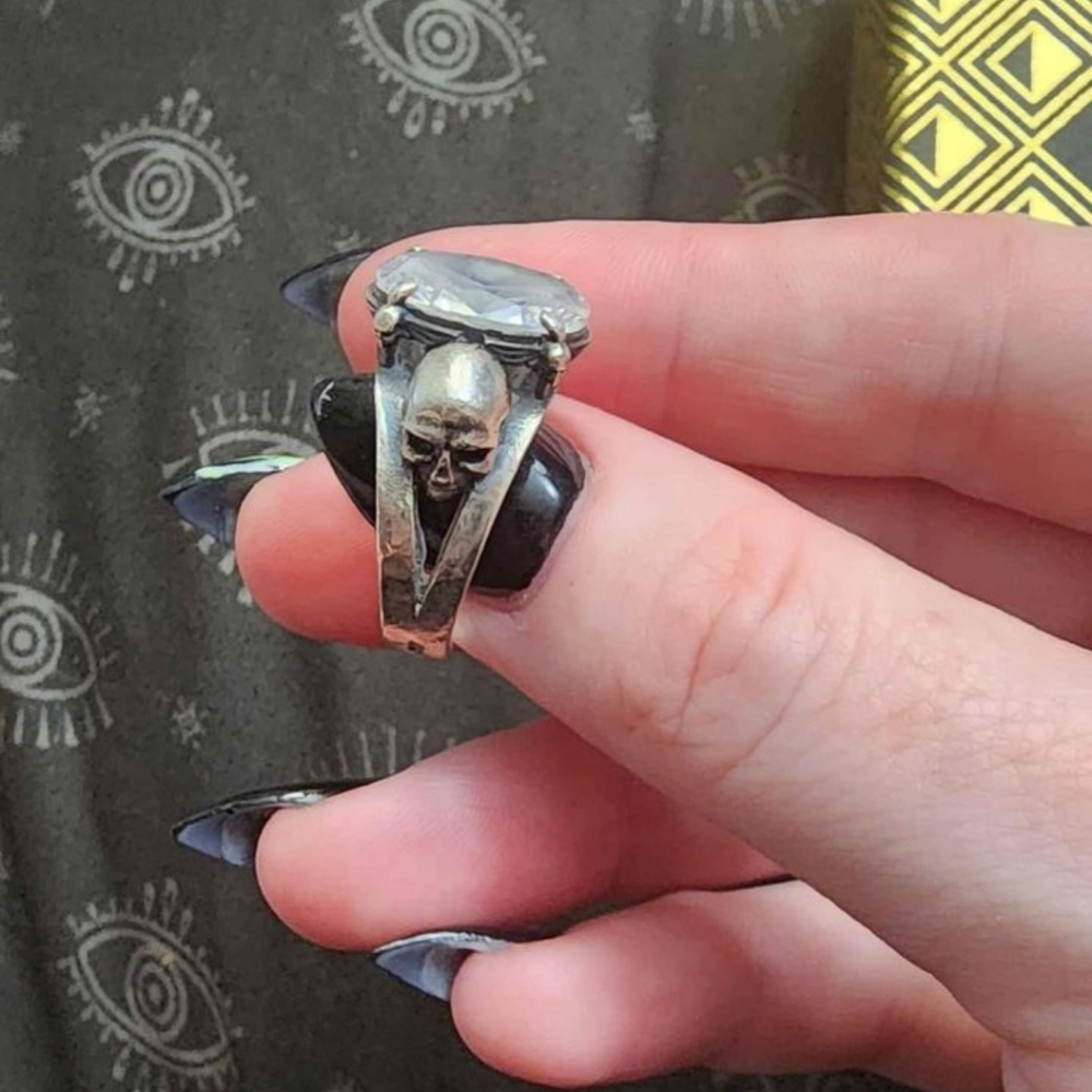 COPY - Handmade skull ring size 8.5